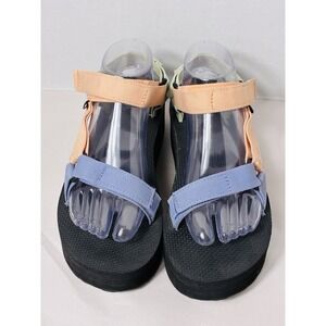 Teva Hook And Loop Platform Sandals Women's Sz 8 Colorful Outdoor Hiking Beach